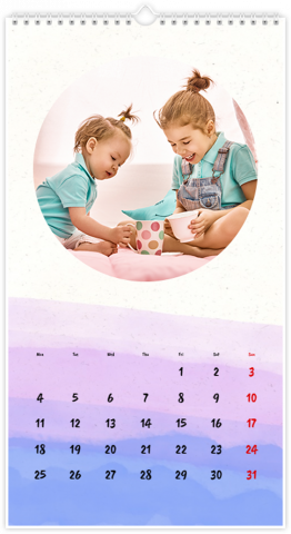 Fotokalendář XL Malované awarelami