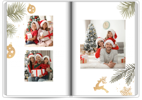 Livre Photo Premium A4 Vertical Cadeau de Noël