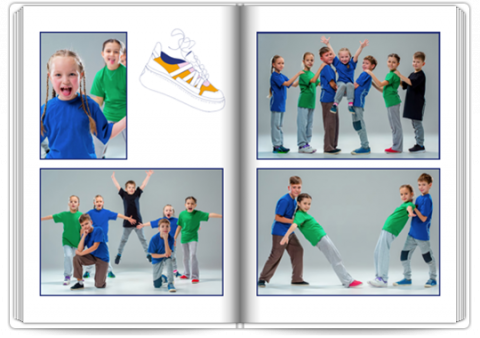 Fotokniha Premium A4 na výšku Taneční škola