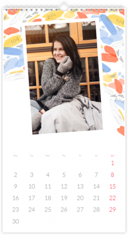 Fotokalendoriai XL Akvarelių mozaika