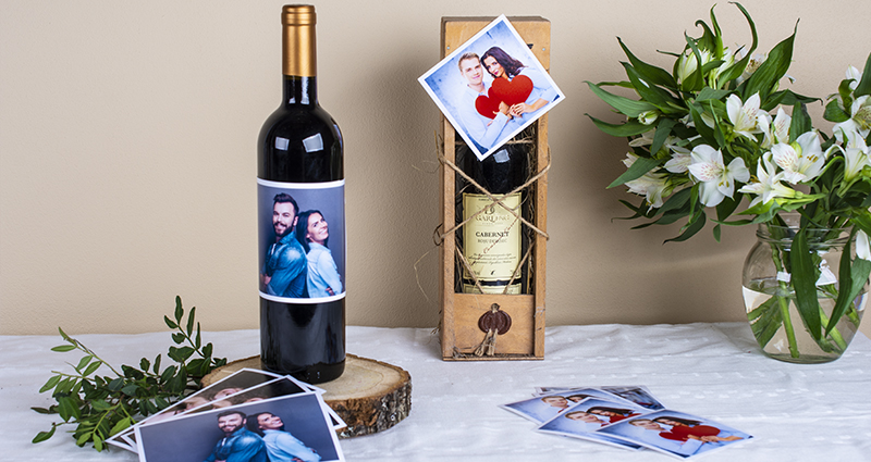 Bouteille Vin personnalisé Mariage - Cadeaux invités mariage