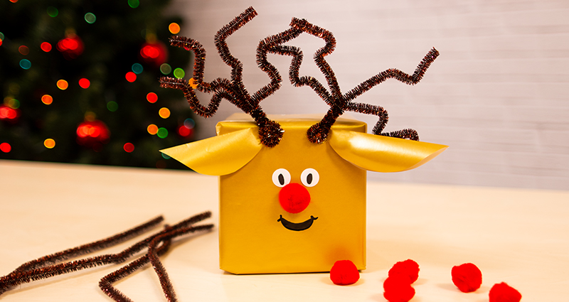 Tutorial emballage cadeau original pour Noël idée DIY activité manuelle  #Noël #christmasgifts