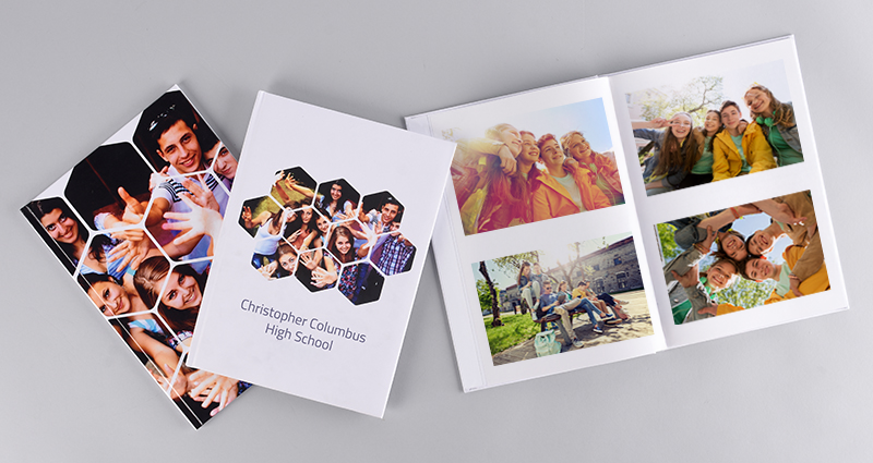 Anuarios escolares para estudiantes de bachillerato.