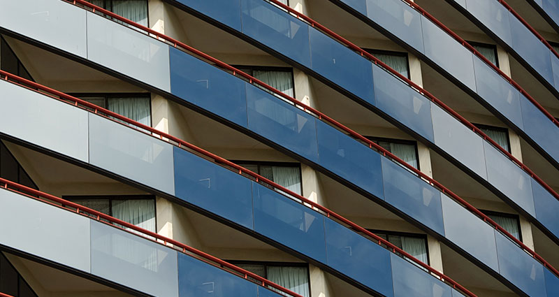 Apartamentų stikliniai balkonai