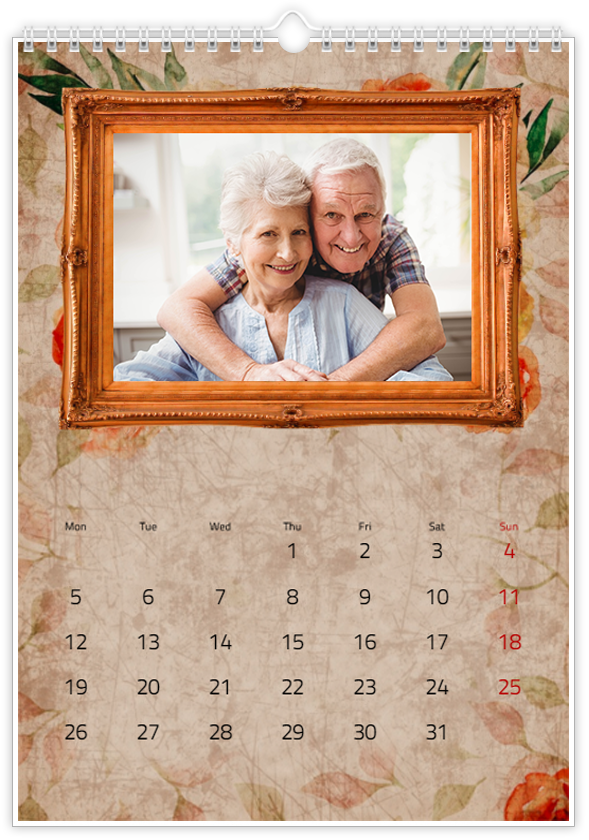 Fotocalendario Fiori per la nonna