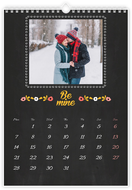 photo calendar A3 Vertical Folklove