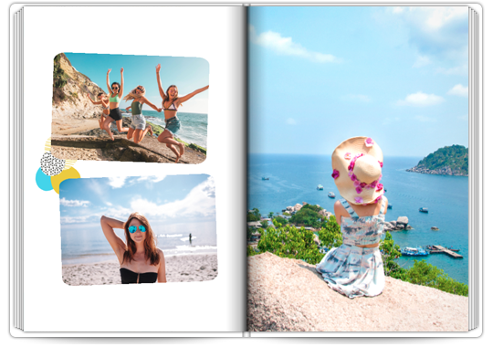 Photo Book Classic: 8x6 inches, 9.5x9.5 inches, 8x11.5 inches, 11.5x8  inches, 16x12 inches, 8x8 inches & 12x12 inches