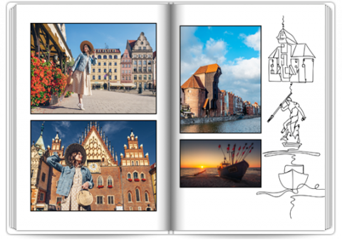 Photo Book Deluxe 8x11,5 inches Holidays - Poland