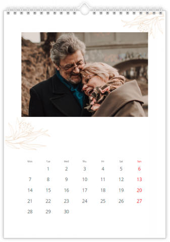 Fotokalender A3 Hochformat Subtile Liebe