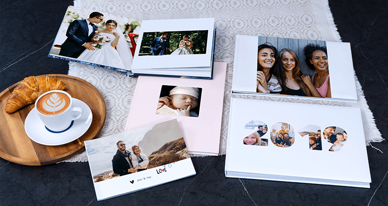 Livre photo classique , livre photo premium, album deluxe, Starbook et livre photo A5 en forme d'Yearbook