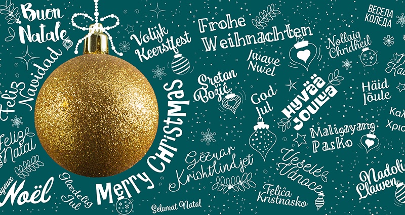 Wie sagt man „Frohe Weihnachten“ in verschiedenen Sprachen?  Colorland DE