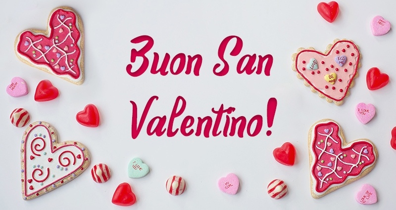 Biscotti di San Valentino a forma di cuore