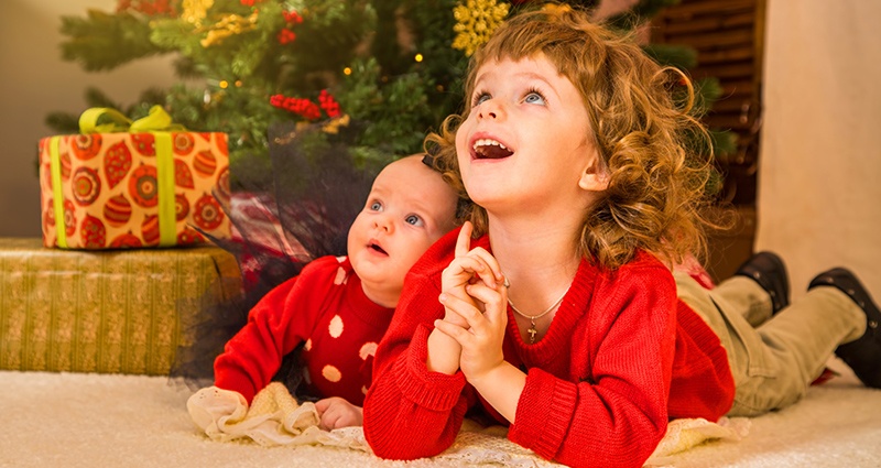 Une séance photo de Noël avec enfants