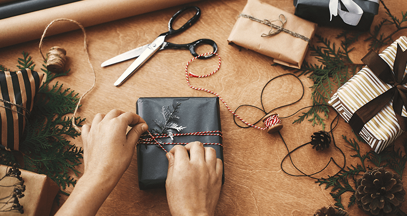 Geschenkverpackungen im Rahmen von DIY-Geschenkideen für Weihnachten